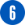 The number 6 inside a blue circle